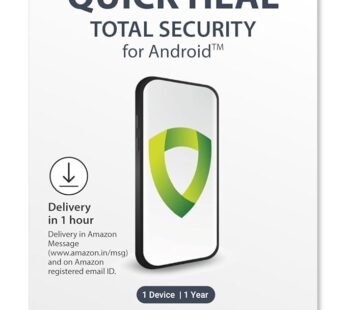 Quick Heal Mobile Security for Android (Latest Version) – 1 Device, 1 Year (Email Delivery In 1 Hour- No CD)