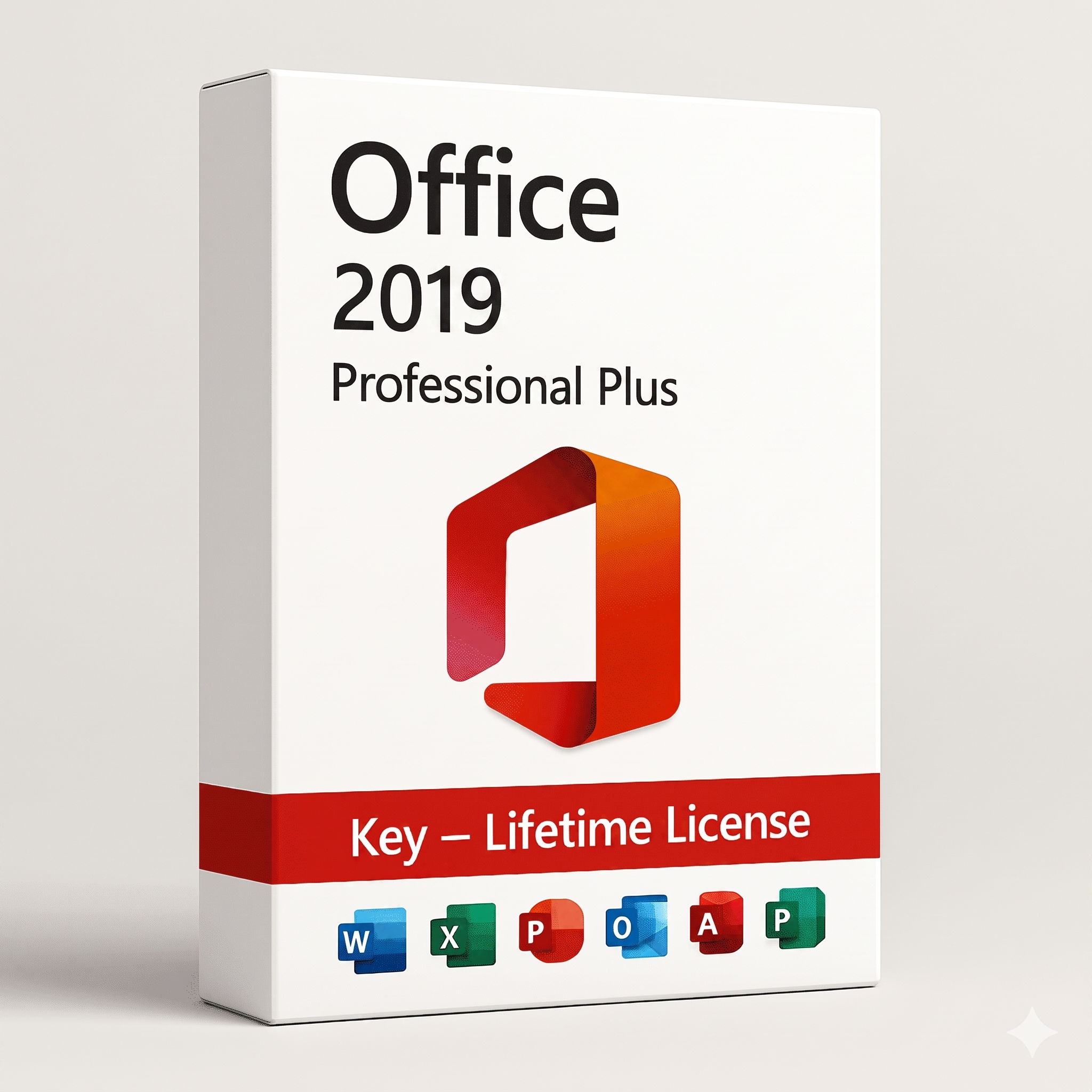 MS OFFICE 2019 PROPLUS - LIFETIME KEY (TELEPHONIC ACTIVATION) FOR WINDOWS